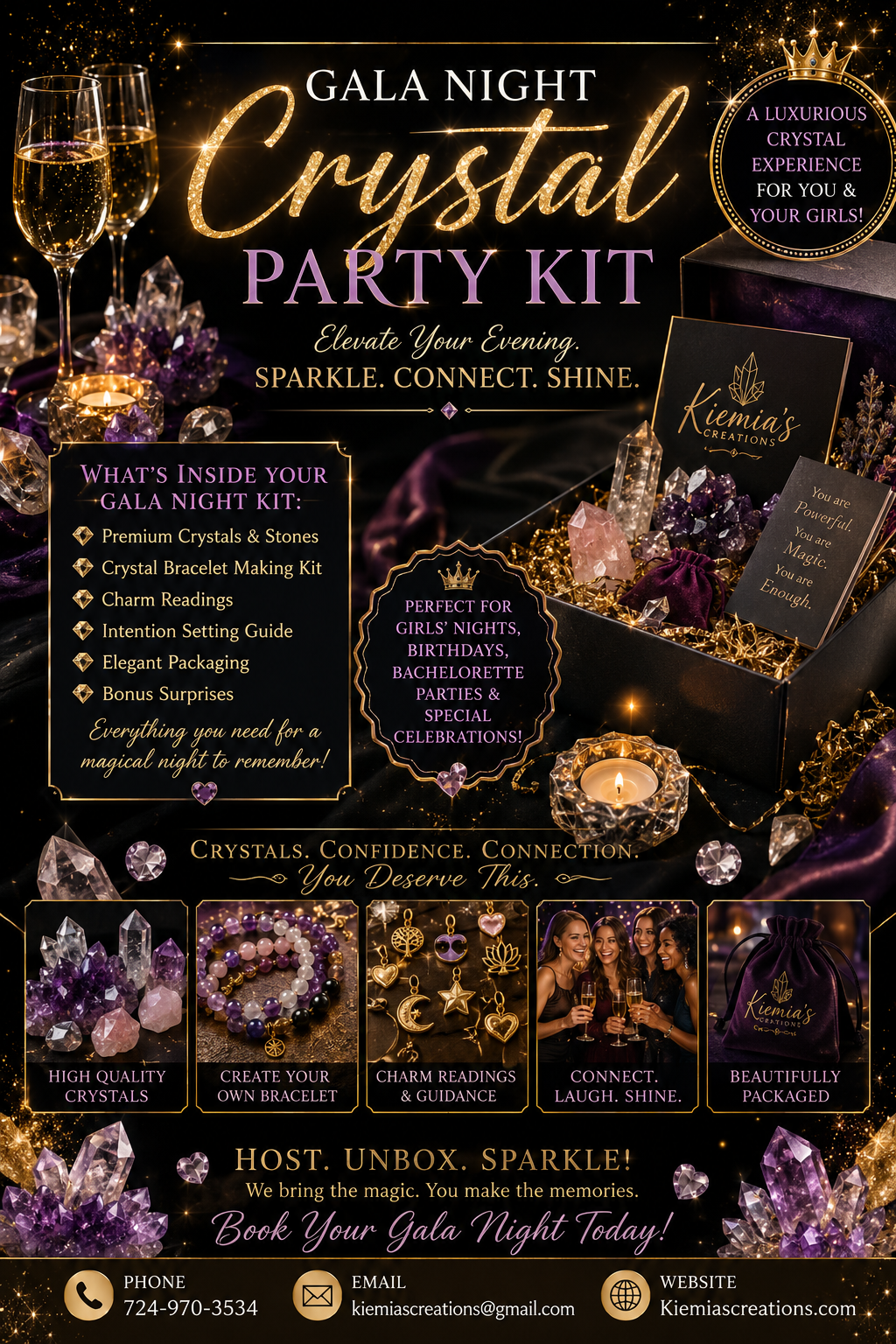 Gala Night Crystal Party Kit flyer